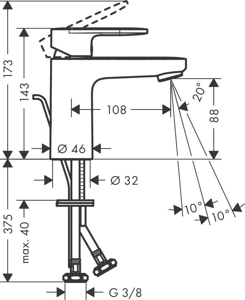 Bateria umywalkowa Hansgrohe Washbasin mixer Hansgrohe