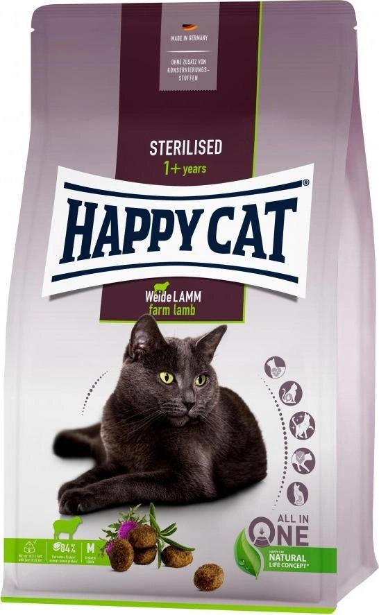 Happy Cat Sterilized Farm Lamb dry