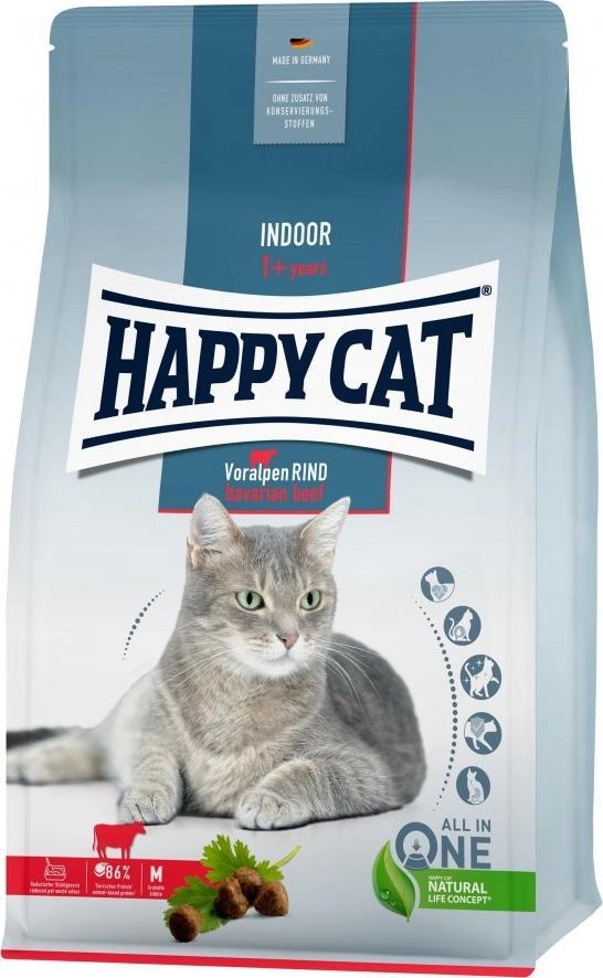 Happy Cat Indoor Bavarian Beef dry