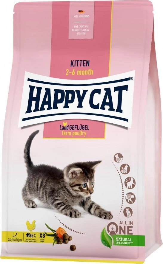 Happy Cat Kitten Farm Poultry  dry