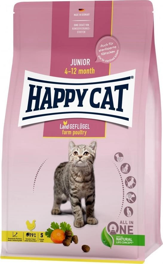 Happy Cat Junior Farm Poultry  dry