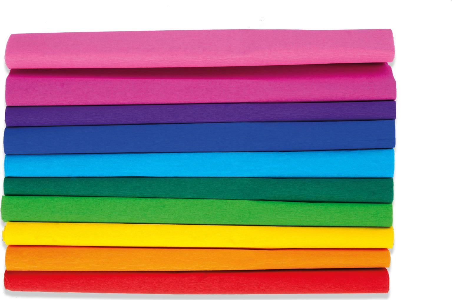 Crinkled tissue paper 25x200 Rainbow mix