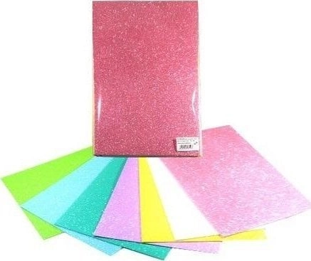 Iridescent rubber foam 20x30cm 8 sheets