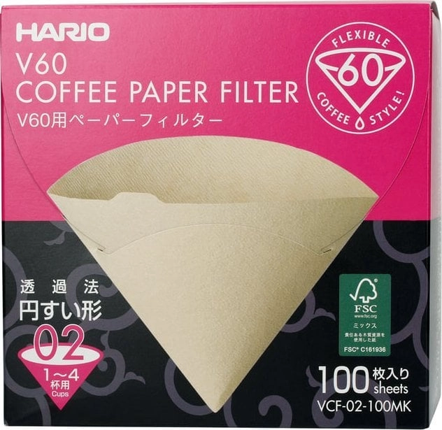 Hario Misarashi brown paper filters -