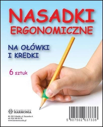 Ergonomic pencil and crayon caps (6
