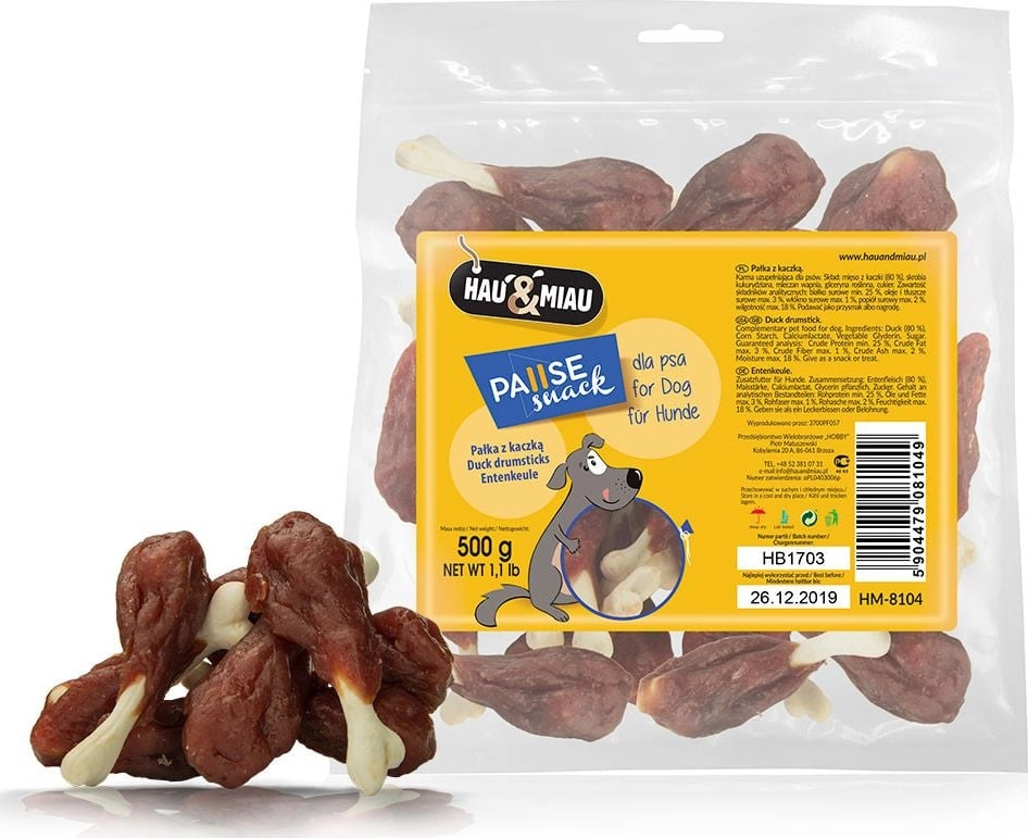 HauMiau Hauamp Miau Drumstick with duck