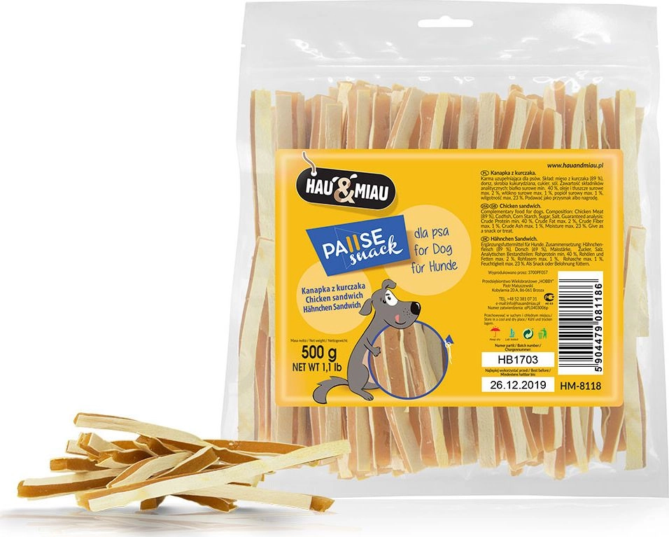 HauMiau Hauamp Miau chicken sandwich 500g