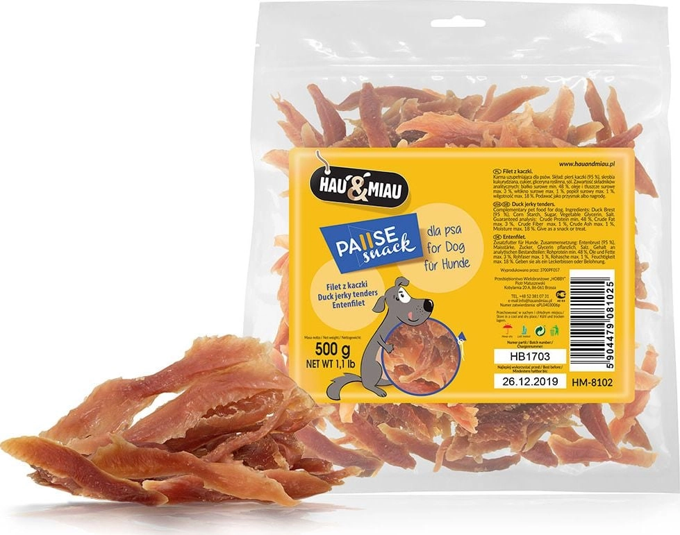 HauMiau HauMiau duck fillet 500g HM-8102