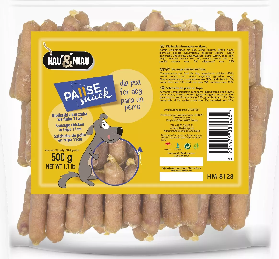 HauMiau Chicken sausages in a casserole
