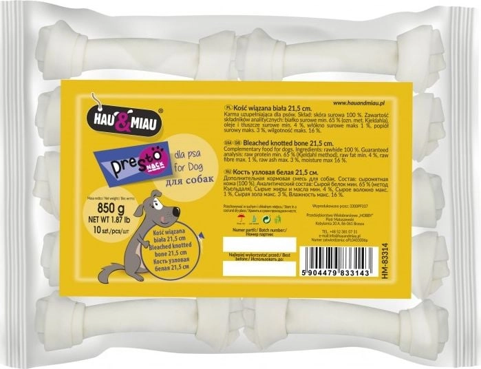 HauMiau BONDED WHITE 21.5cm 10pcs/pack