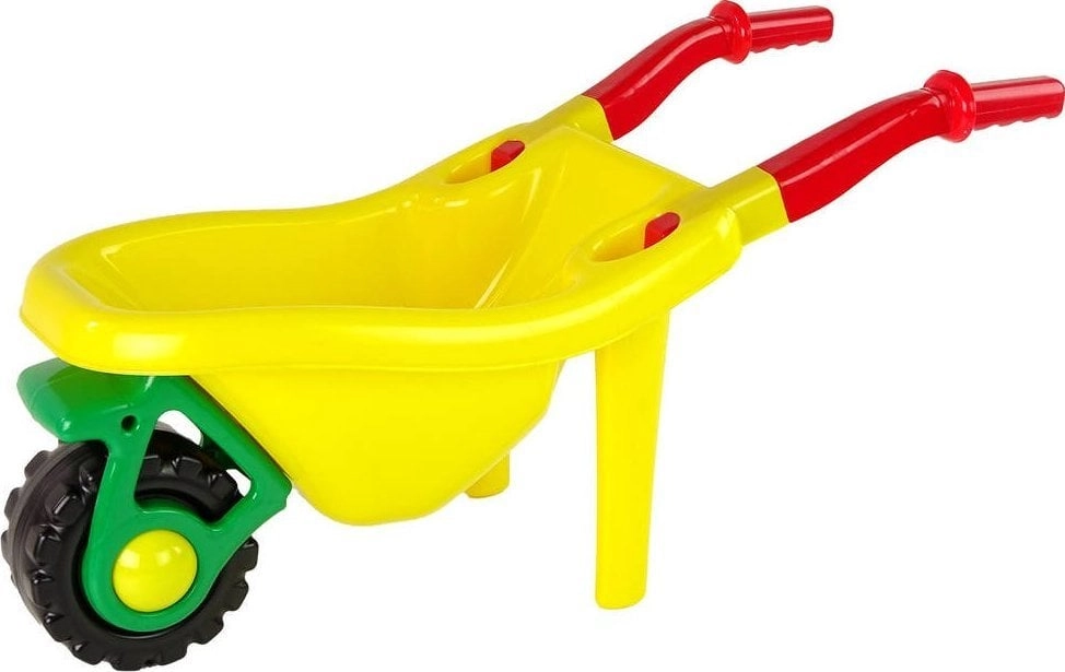 Hemar Large Colorful Yellow Garden Wheelbarrow