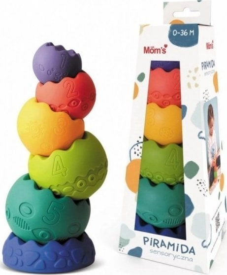 Hencz Toys Pastel sensory pyramid 500676