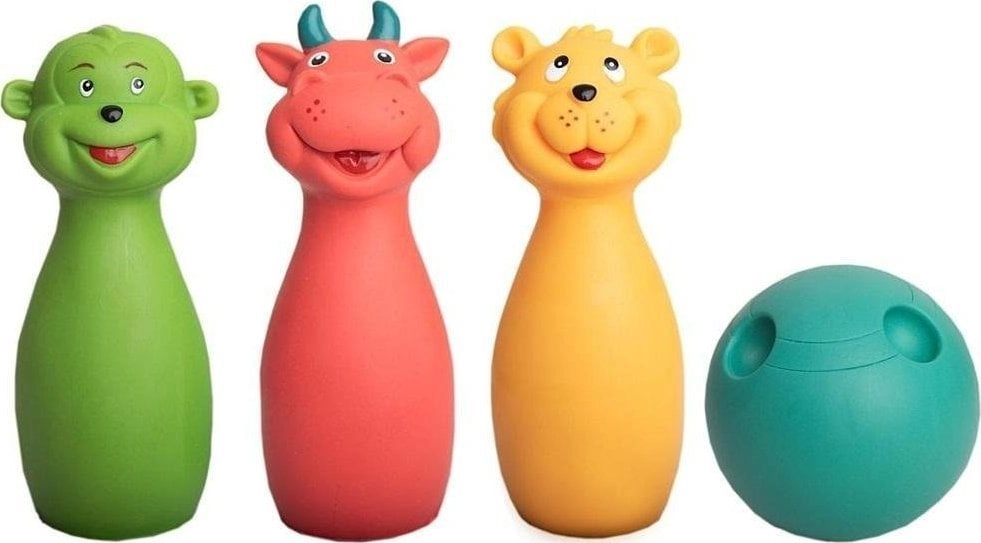 Hencz Toys Soft pastel bowling pins