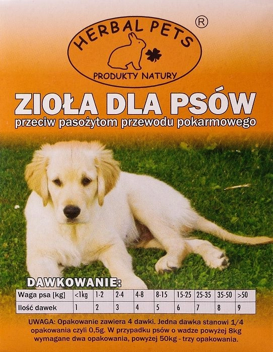 Herbal Pets PETS ZIOŁA PRZECIW PASOŻYTOM