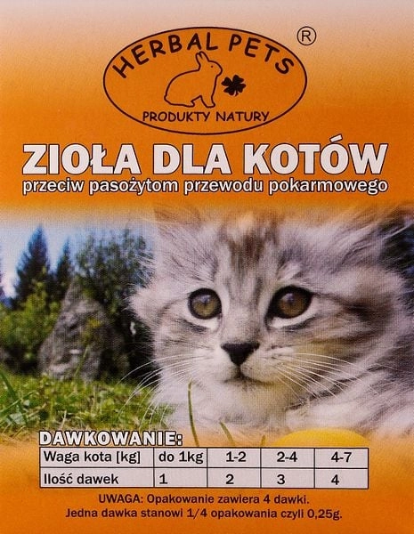 Herbal Pets PETS ZIOŁA PRZECIW PASOŻYTOM