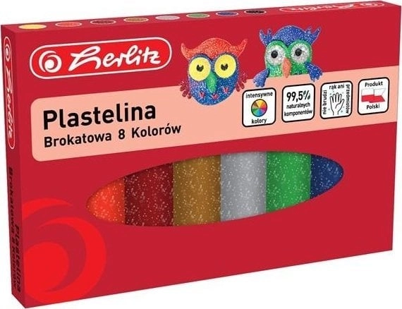 Herlitz PLASTELINA 8KOL BROK HER WB