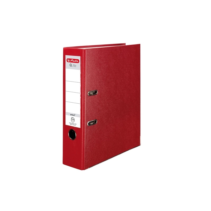 Binder A4 8cm PP red Q
