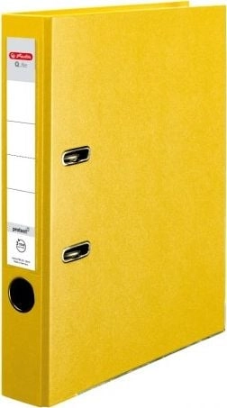 Binder A4 5cm PP yellow Q