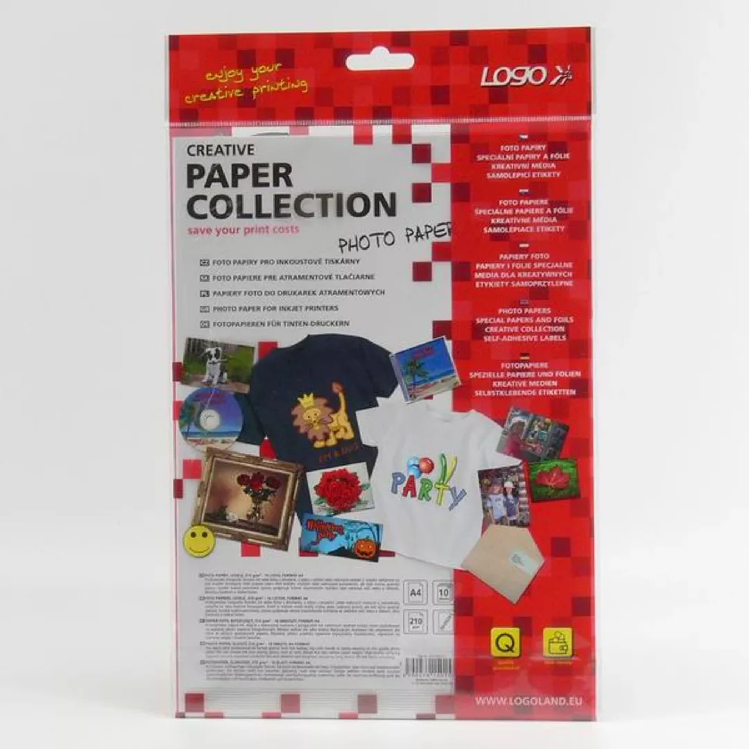 Logo foto papier  po�ysk  bia�y  A4