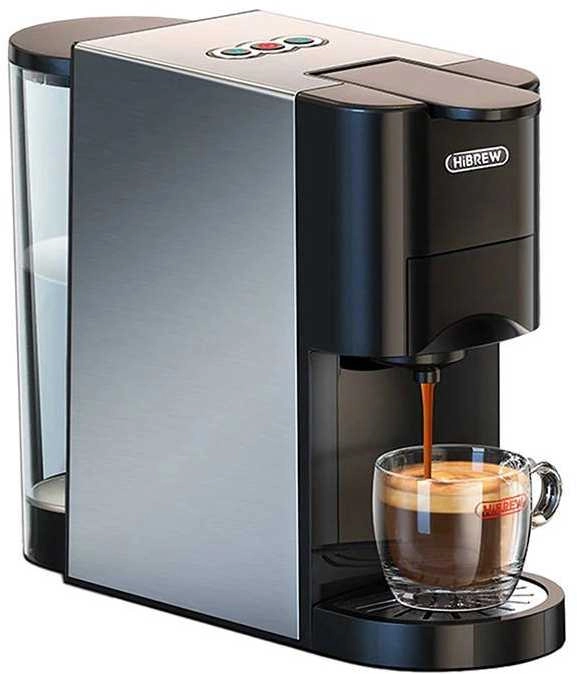 4-in-1 capsule coffee maker 1450W HiBREW