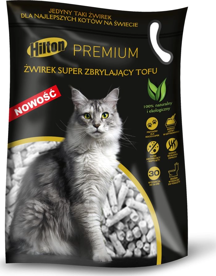 HILTON Tofu Super Clumping Cat Litter