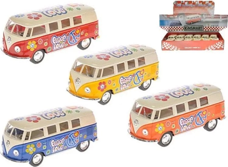 Car VW Classical 1962 bus painted