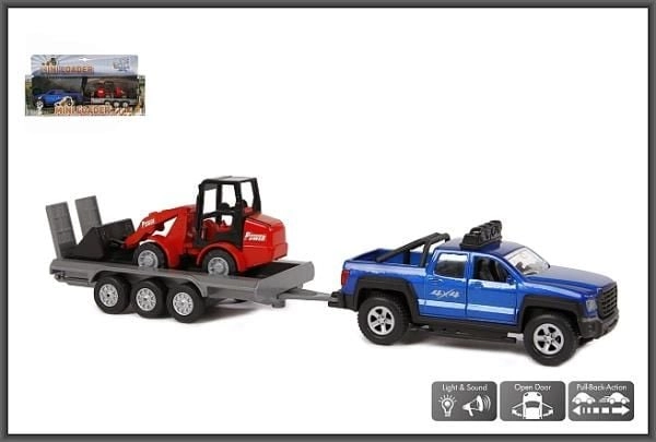 Car with trailer light/sound 30cm 510207