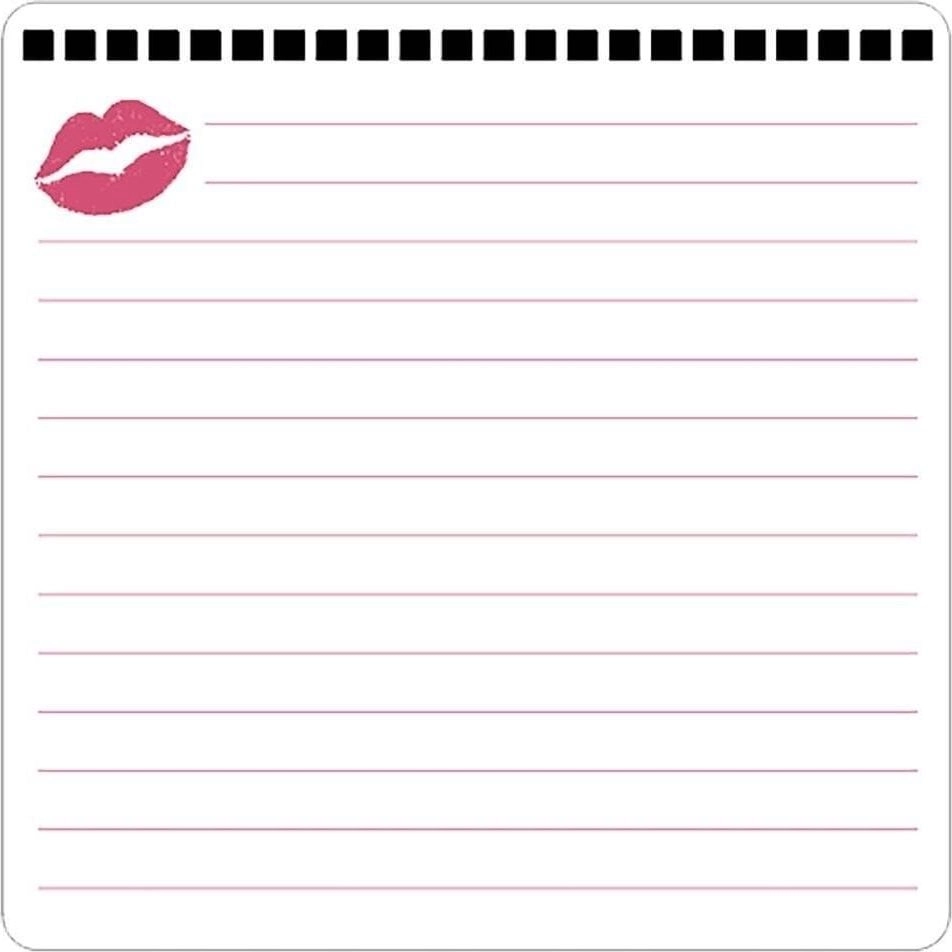 Mini notebook 8x8 cm + pen