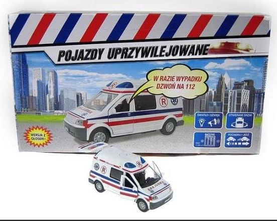 Ambulance van with voice display HKG075