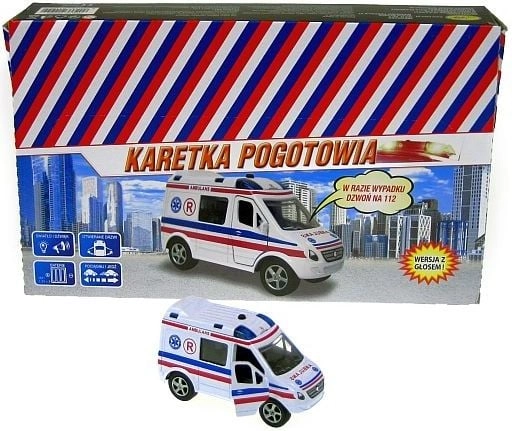 Ambulance van 11cm with voice HKG090