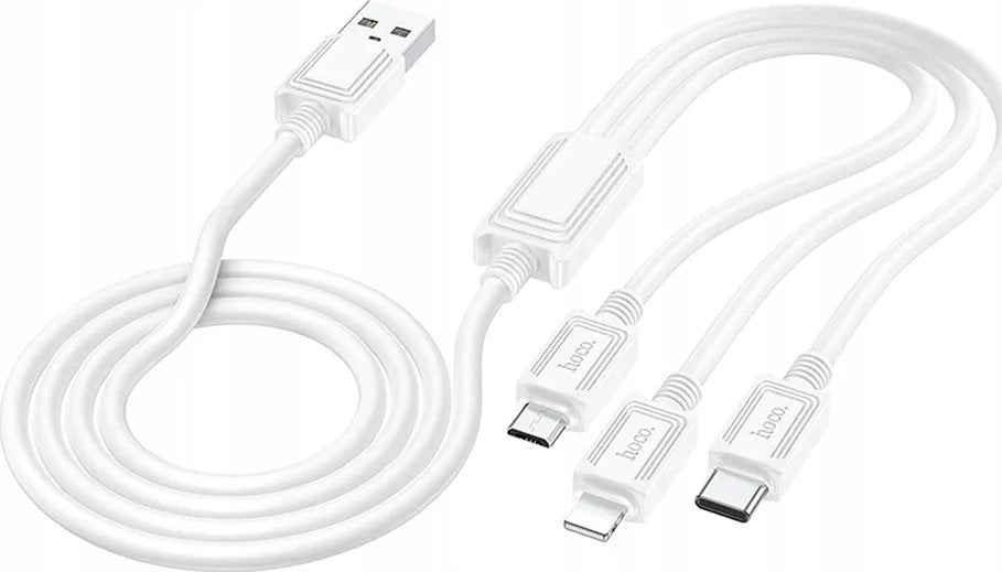 Hoco USB-A - USB-C + microUSB