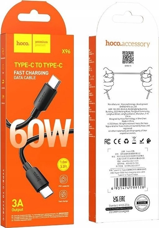 Hoco USB-C - USB-C USB cable