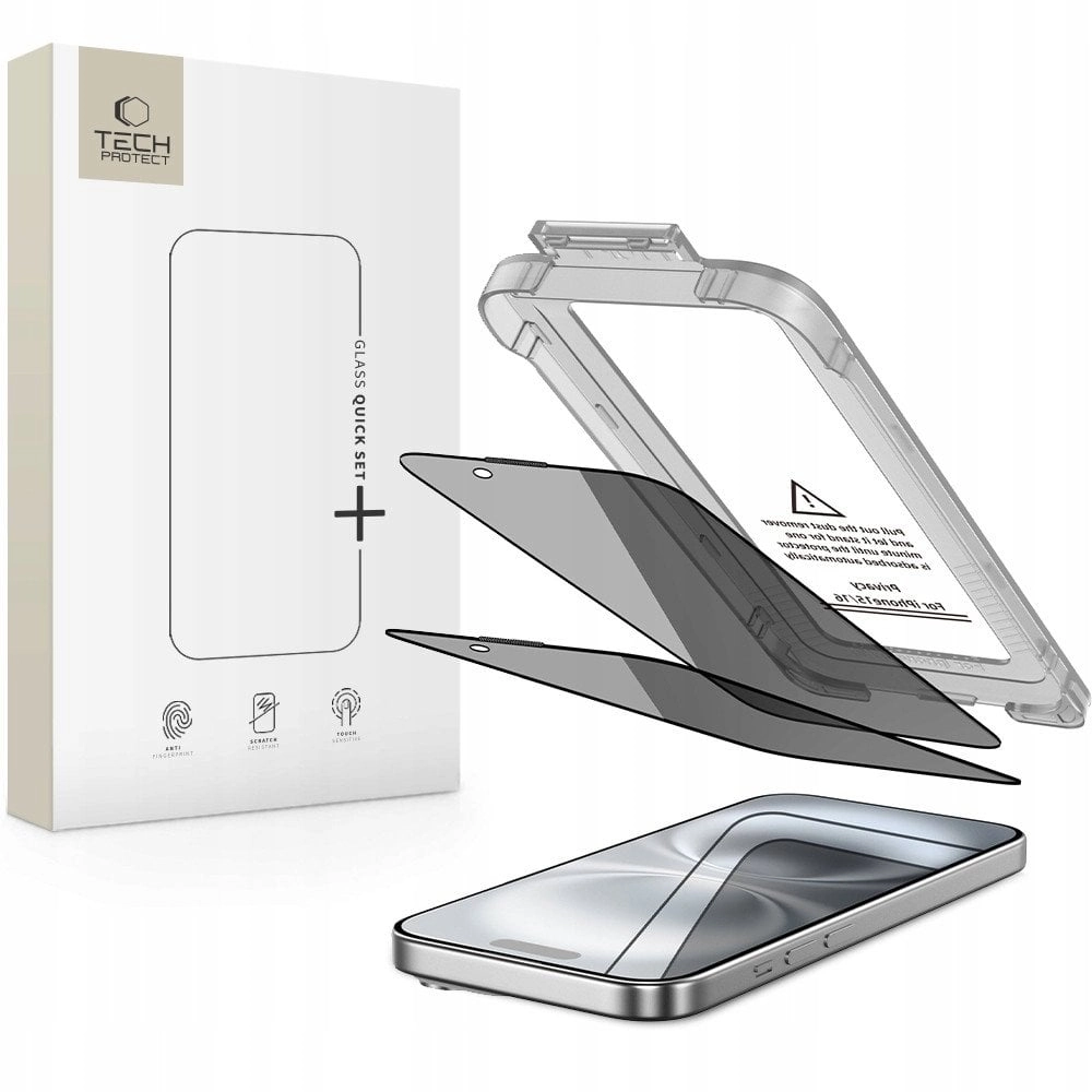 Tech-Protect Quick Set Spy+ privacy glass