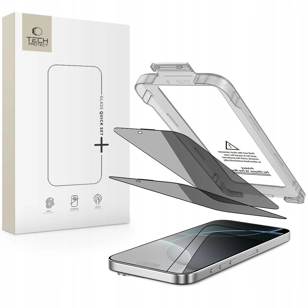 Tech-Protect Quick Set Spy+ privacy glass