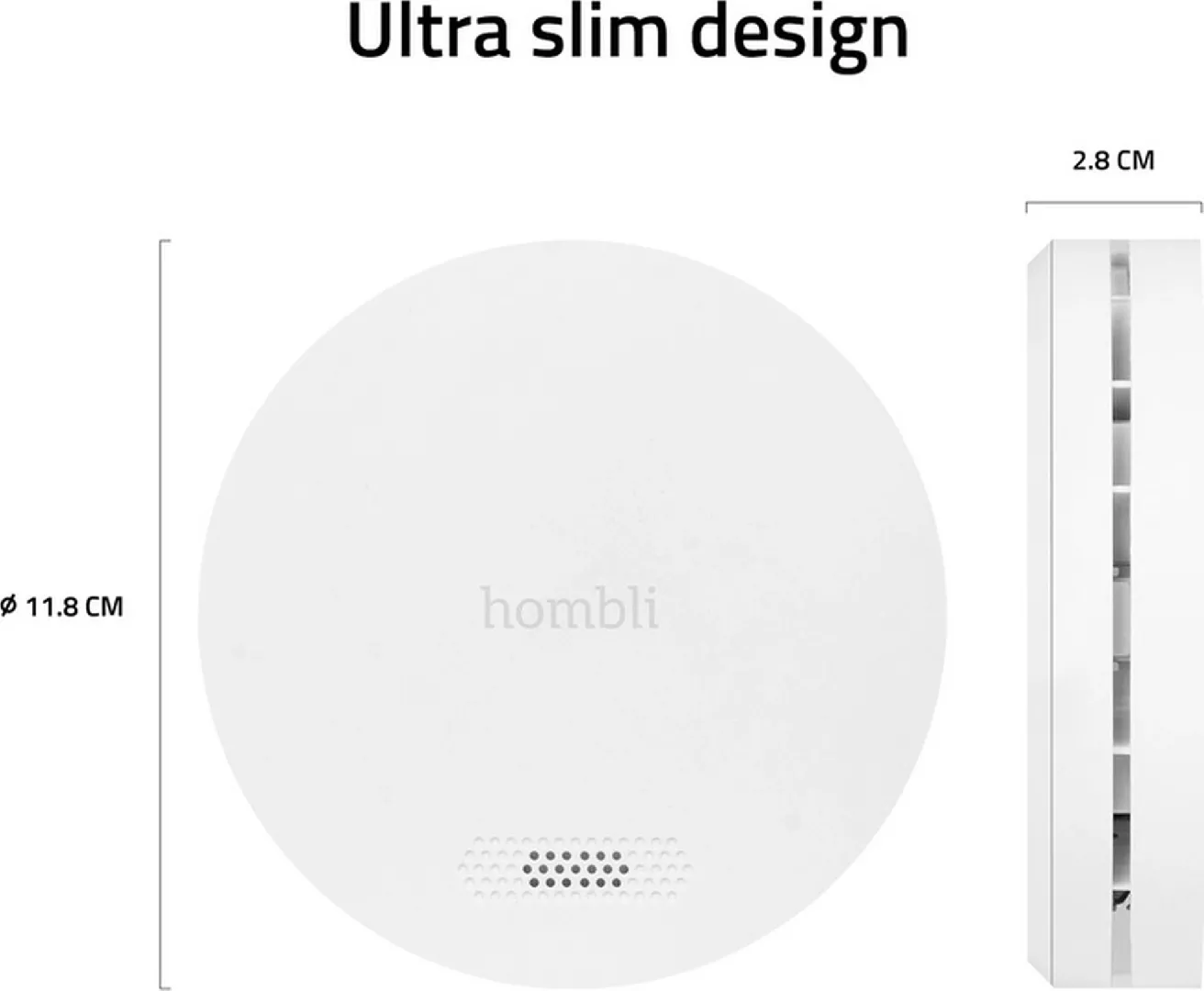 Avanca Hombli smart smoke detector white