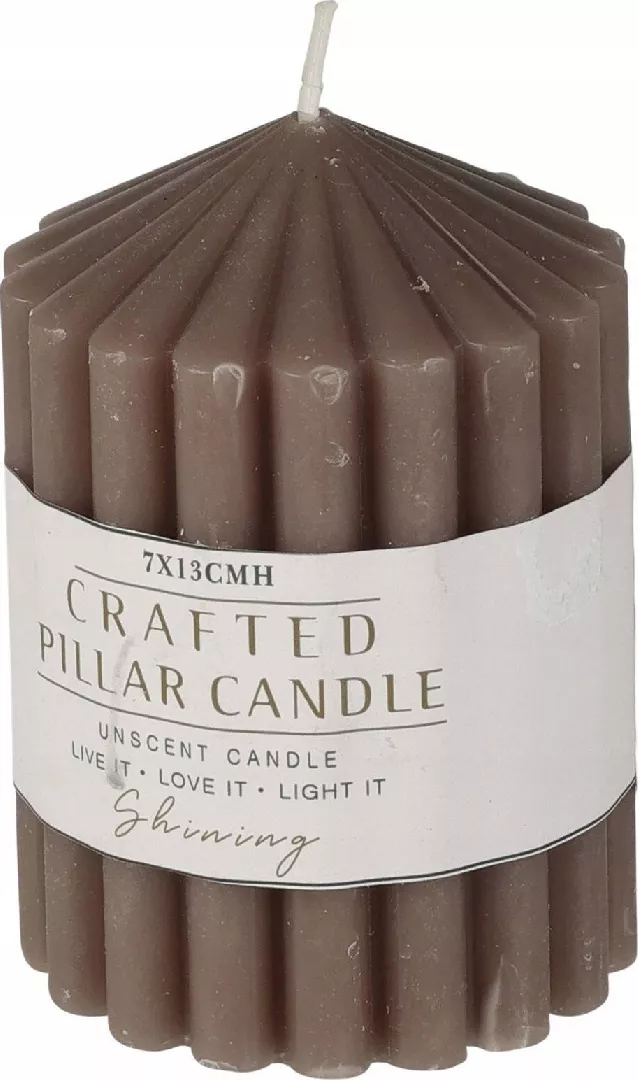 Home Styling Collection Pillar decorative candle