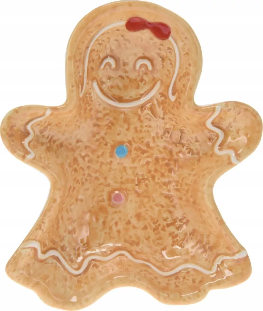 Home Styling Collection Christmas gingerbread-shaped dish