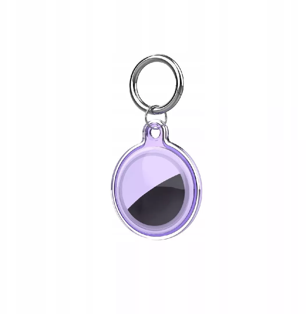 Waterproof Apple AirTag case - purple