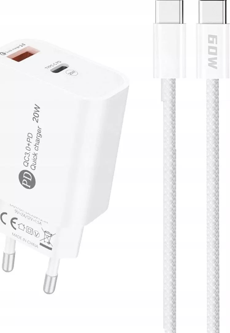 A6MaxL 20W USB-A USB-C wall charger