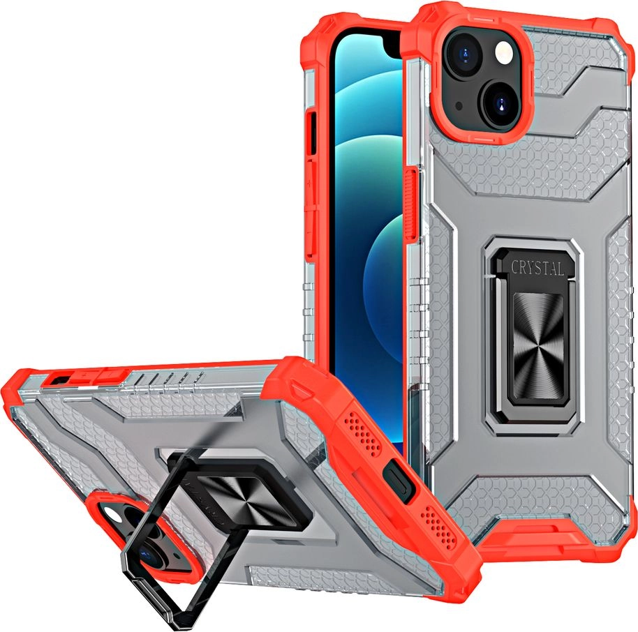 Crystal Ring Case Kickstand Tough Rugged