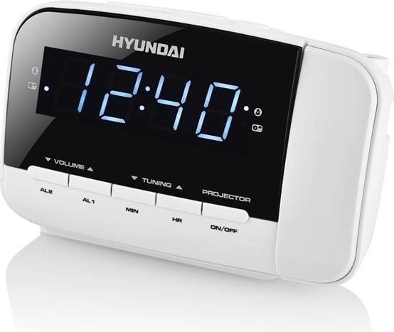 RADIO ALARM HYUNDAI RAC481PLLWW White HY-RAC481PLLWW