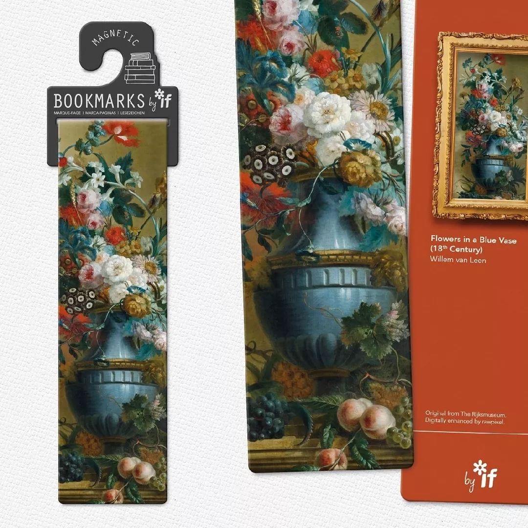 Classics magnetic bookmark Flowers in a