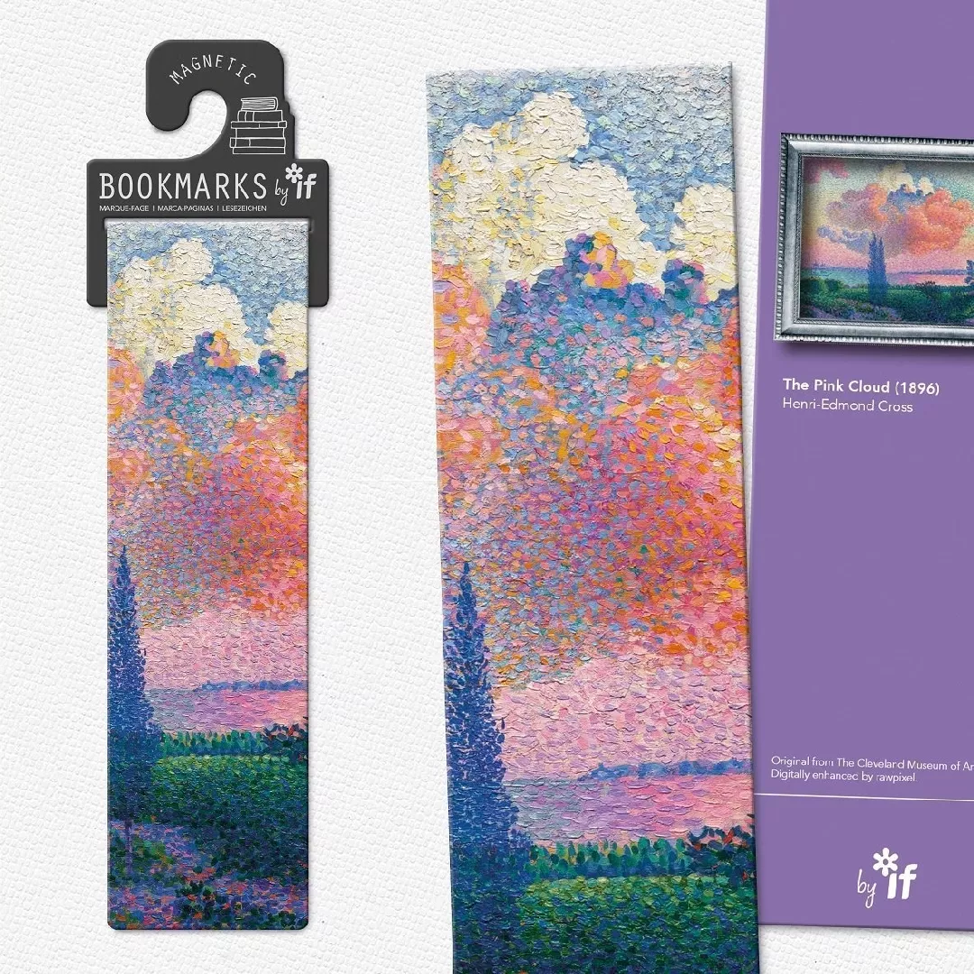 Classics magnetic bookmark Pink clouds 13788411