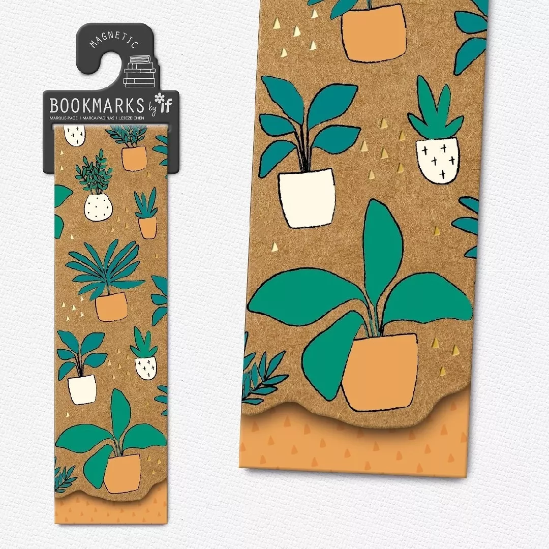 Magnetic Krafty bookmark - Flowers in