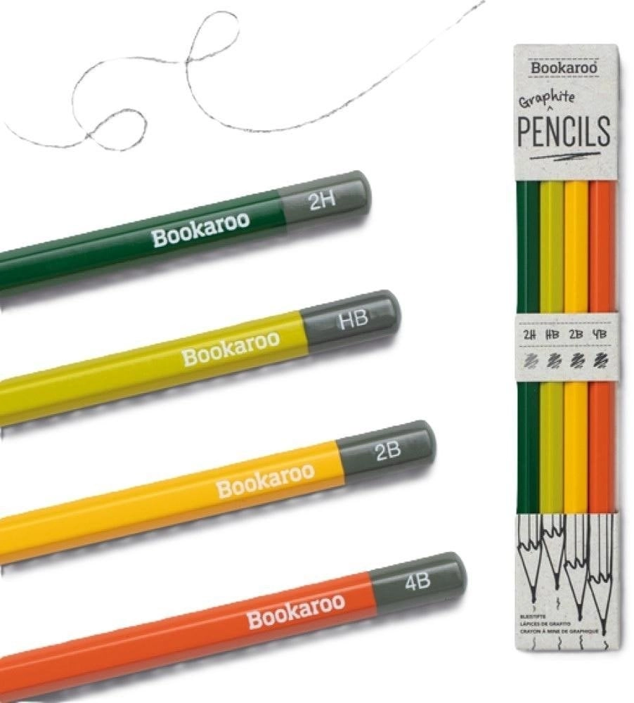 Bookaroo Pencils - Green (4 pieces)