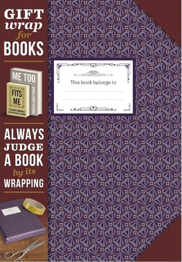 Gift wrap Deco classic book paper