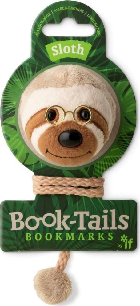 Book-Tails Sloth plush bookmark 377495 5035393968106