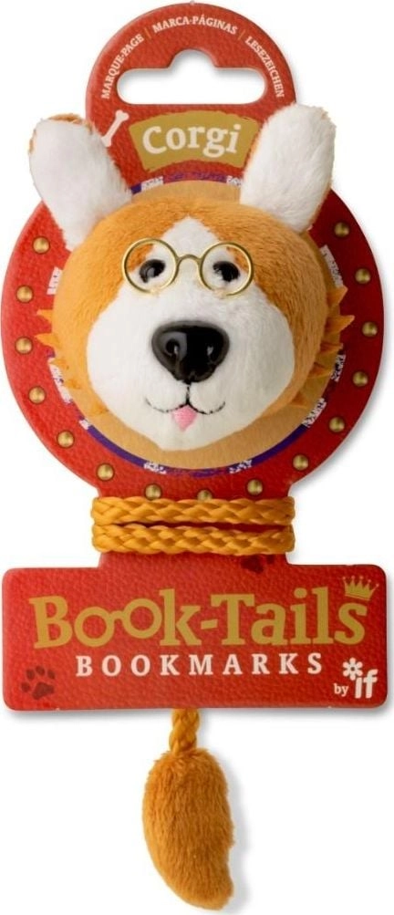 Book-Tails Dog Corgi plush bookmark 377496