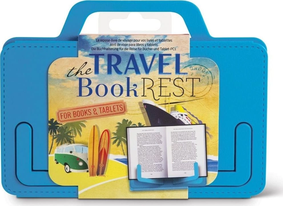 IF Travel BookRest blue tablet book