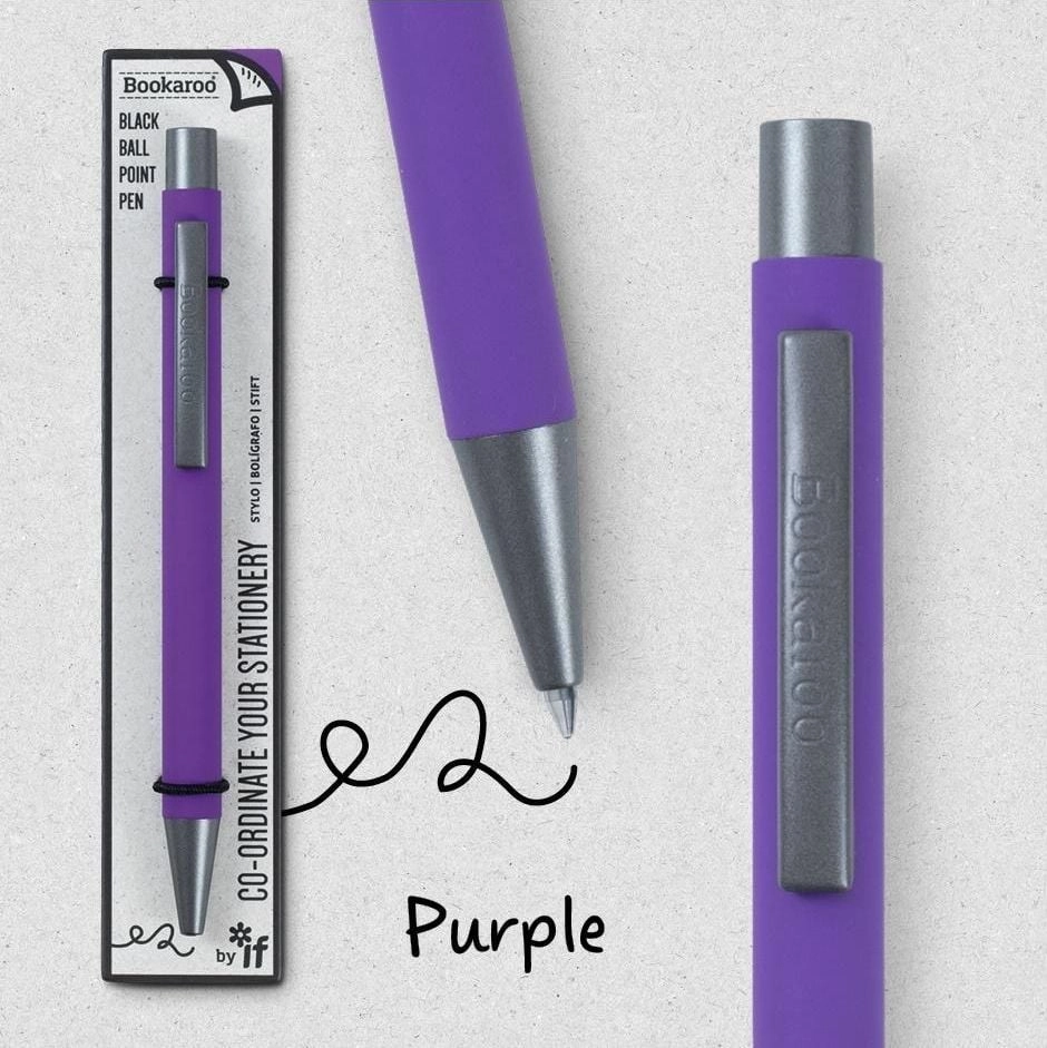 IF Bookaroo Purple ballpoint pen 461885